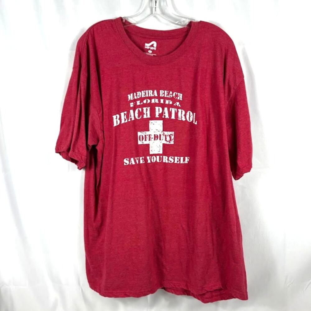 Surf Style XXL 2XL Madeira Beach Lifeguard